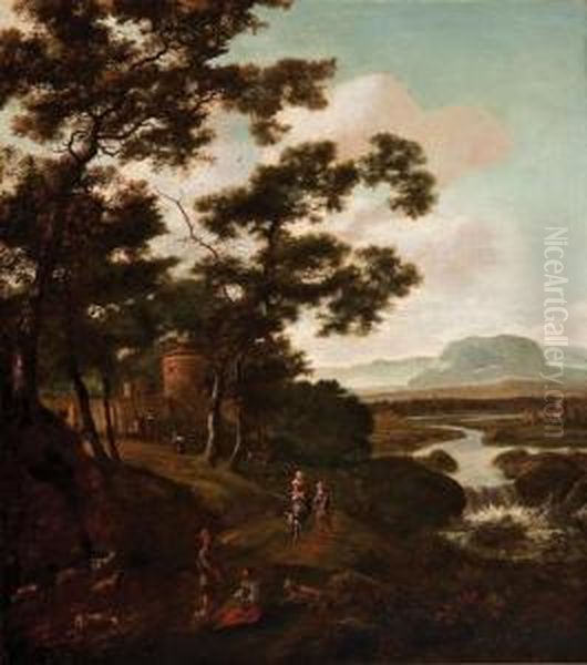 Figures In Landscape - view 1