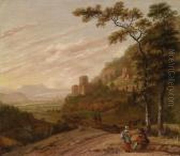Peasants In A Southern Landscape - view 1