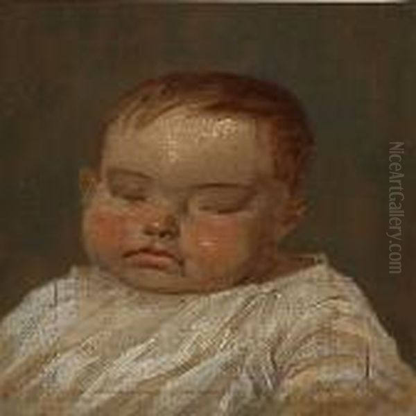 Study Of A Child's Head - view 1