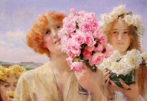 Summer Offering I by Sir Lawrence Alma-Tadema