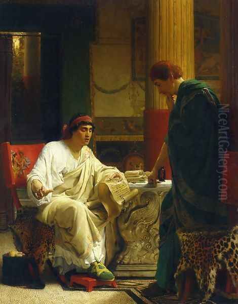 Vespasian Hearing from One of His Generals of the Taking of Jerusalem by Titus - view 1