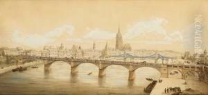 Ansicht Von Frankfurt Mit Dem Kaiserdom by Eduard Sonntag