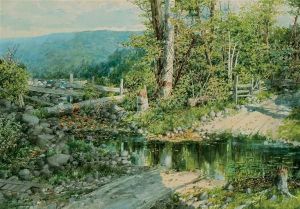 A Stream In Early Spring by William Louis Sonntag