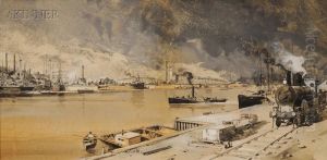 Canal At Manchester by William Louis Sonntag