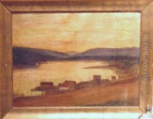 Norwegian Lake Landscape by Eyolf Soot