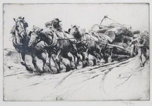 Timber Hauling by George Soper