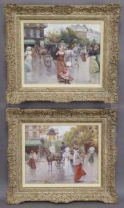 Parisian Street Scenes by Thomas James Soper