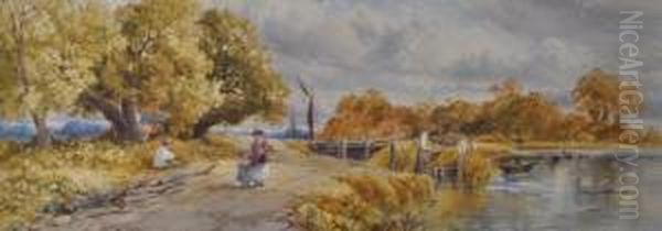 Figures Nearteddington Lock - view 1
