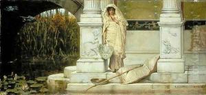 Roman Fisher Girl 1873 by Sir Lawrence Alma-Tadema