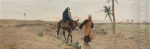 The Flight Into Egypt by Raffaelo Sorbi