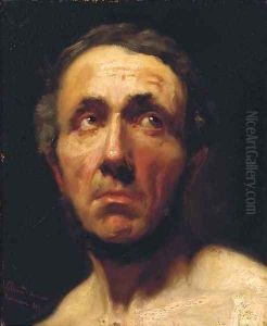 A man looking up by Sir Lawrence Alma-Tadema