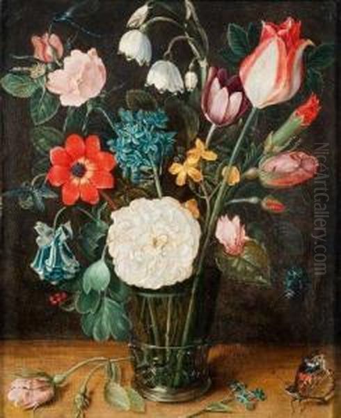 Bouquet De Fleurs Sur Un Entablement - view 1