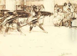The Pyrrhic Dance 2 by Sir Lawrence Alma-Tadema