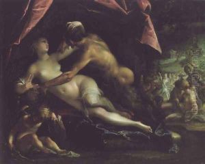 Pan und Selene by Hans Von Aachen