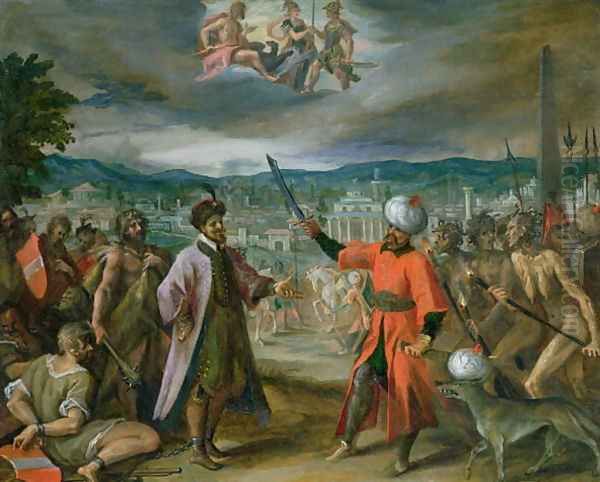 Allegory of the Turkish Wars- The Declaration of War at Constantinople, 1603-04 - view 1