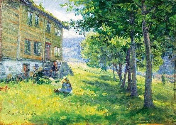 Fra Et Gardstun 1890 1890 - view 1