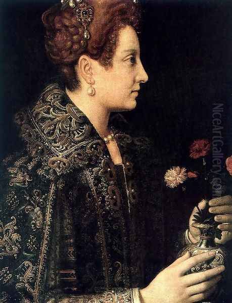 Profile Portrait Of A Young Woman Profile by Sofonisba Anguissola