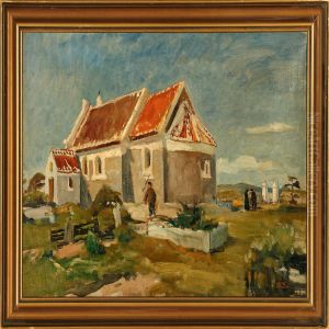 Figurer Ved En Landsbykirke