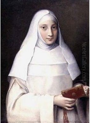 Portrait of the artist's sister in the garb of a nun by Sofonisba Anguissola