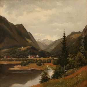 Nordic Mountain Landscape by Vilhelm Sorenssen