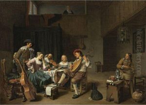 Musical Company by Hendrick Maertensz. Sorch (see Sorgh)