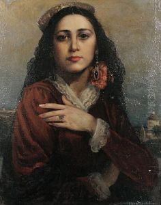 Portrait Of A Spanish Woman by Eduardo Soria