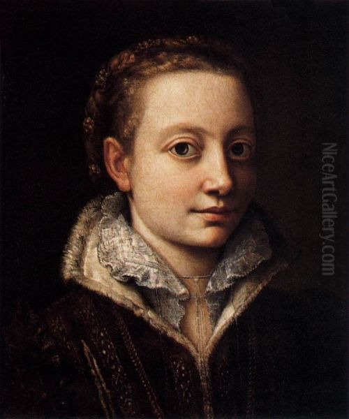 Portrait of Minerva Anguissola - view 1