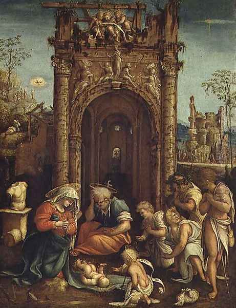 Adoration of the Shepherds, c.1530 - view 1