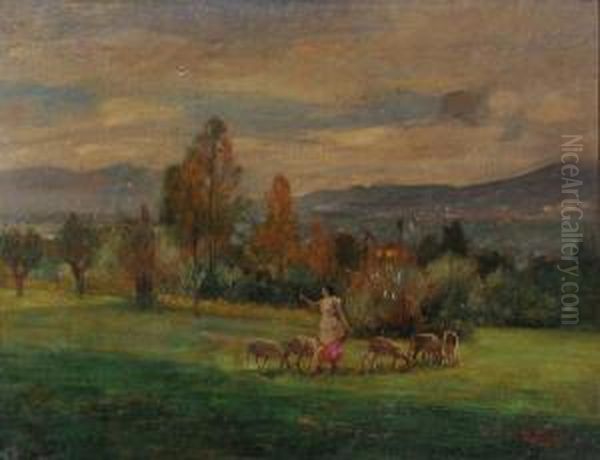 Contadinella Con Gregge - view 1