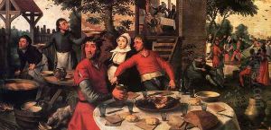 Peasant's Feast by Pieter Aertsen