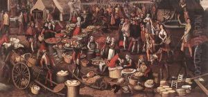 Market Scene 1550 by Pieter Aertsen