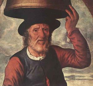 Market Scene (detail) by Pieter Aertsen