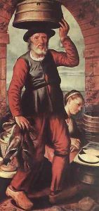 Market Scene 1561 by Pieter Aertsen