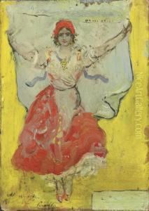 Apunte Para Alegoria Regional by Joaquin Sorolla Y Bastida