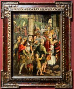 Scenes from the Life of an Unidentified Bishop Saint by Pieter Aertsen