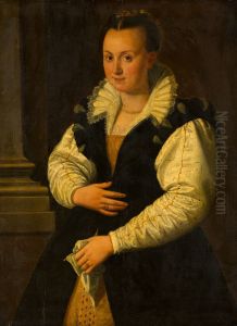 Portrait Of A Woman by Alessandro Allori