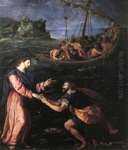 St Peter Walking on the Water 1590 by Alessandro Allori