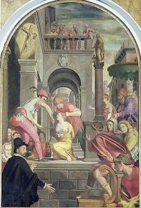 The Martyrdom of St. Agatha 1585 by Alessandro Allori