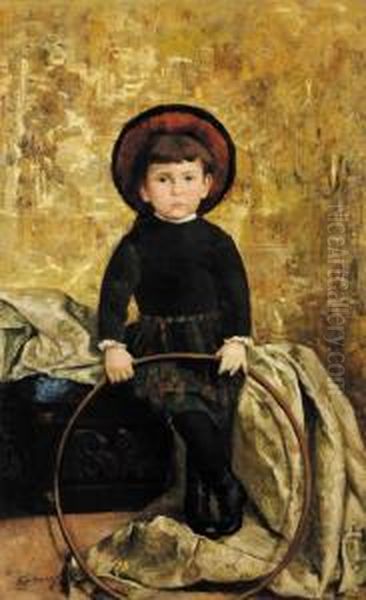 Bambino Con Cerchio - view 1