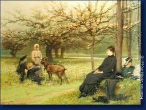 Dans Le Verger by Charles Soubre