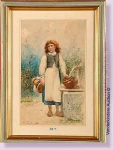 La Petite Porteuse D'eau by Charles Soubre