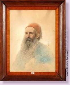 Portrait D'arabe by Charles Soubre