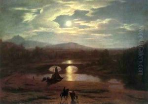 Moonlit Landscape, 1809 by Washington Allston
