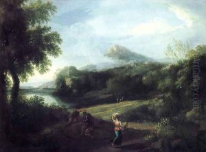 Romantic Landscape by Washington Allston