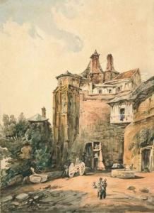 Mittelalterliches Gebaude In Blois An Der Loire. by Wilhelm Ferdinand Souchon