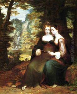 Hermina and Helena by Washington Allston