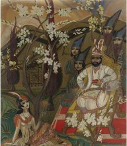 Oriental Scene by Serge Iurevich Soudeikine