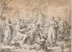 Apollon Et Les Muses by Hendrik Soukens