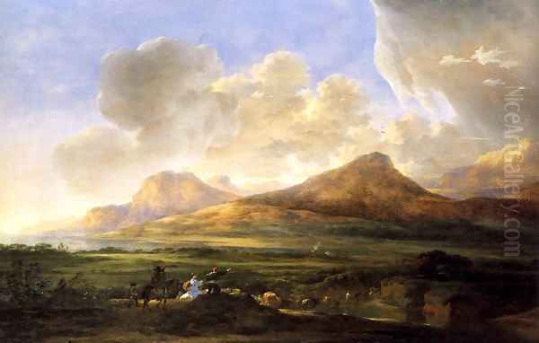 River Bank with Herdsmen 1650 - view 1
