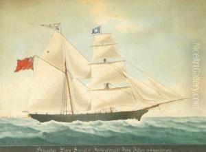 The Brigantine Mary Sproat Of Kirkenbright by Paul Soulies